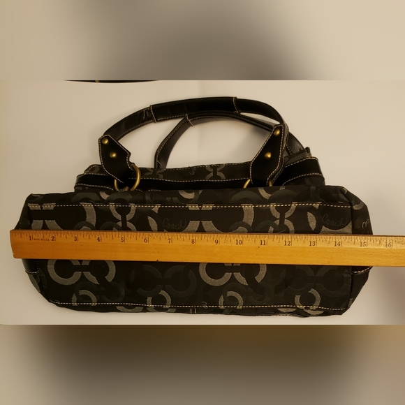 Coach Signature Collection Canvas Leather Shoulder Strap...